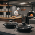 Cast Aluminium Casserole Dish 160mm for Charcoal Ovens