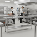 Stainless Steel Prep Table 1800mm for Back-of-House Use