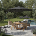 Metal Black Heavy Duty Parasol 3.5m for Outdoor Spaces