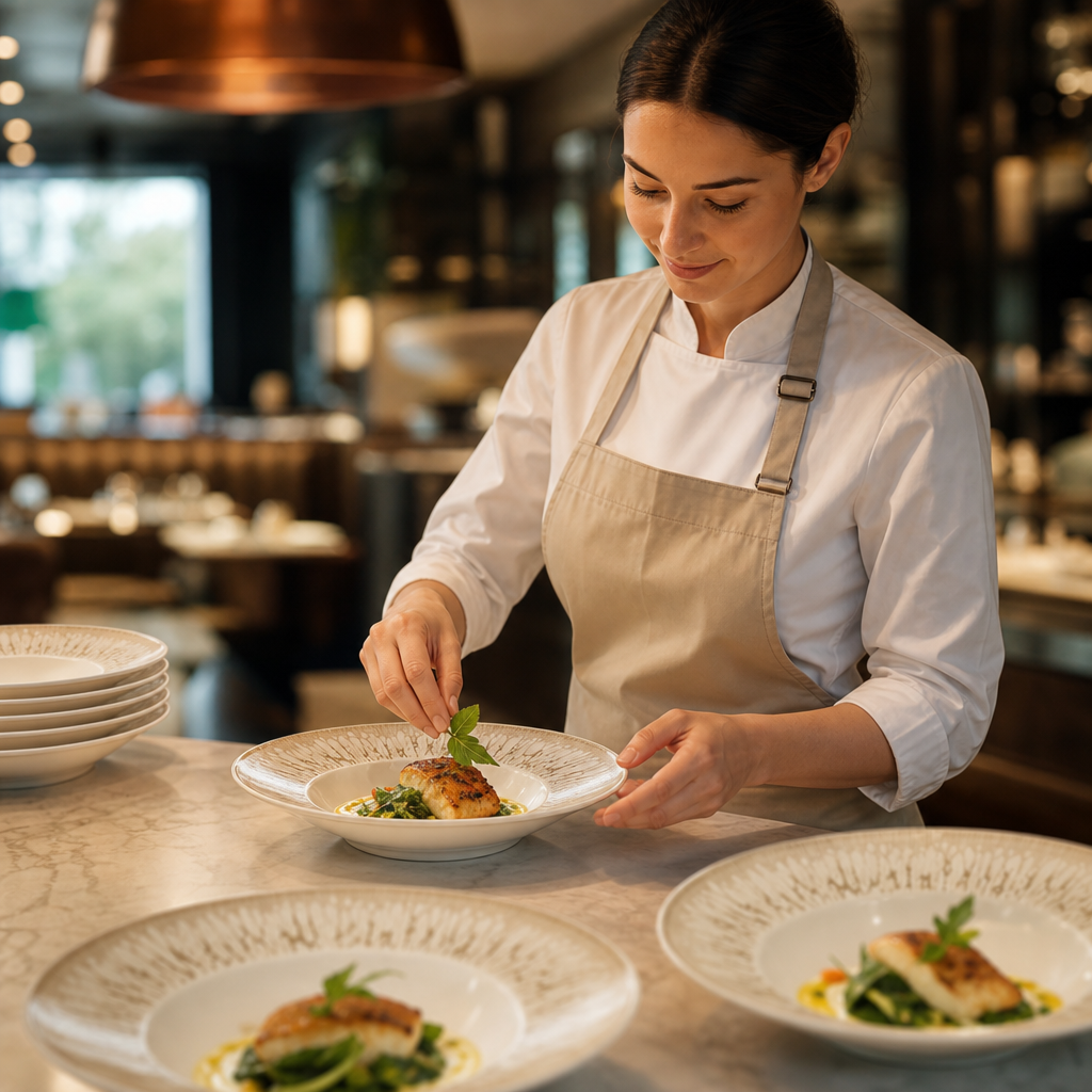 Inked Lumé Wide Rim Bowls Natural 240mm for Restaurants & Cafés