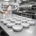 Super Vitrified Ceramic Round Pie Dishes 135mm for Catering (Pack of 12)