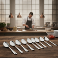 18/0 Stainless Steel Slim Table Spoons 168mm for On-the-Go Dining (Pack of 240)