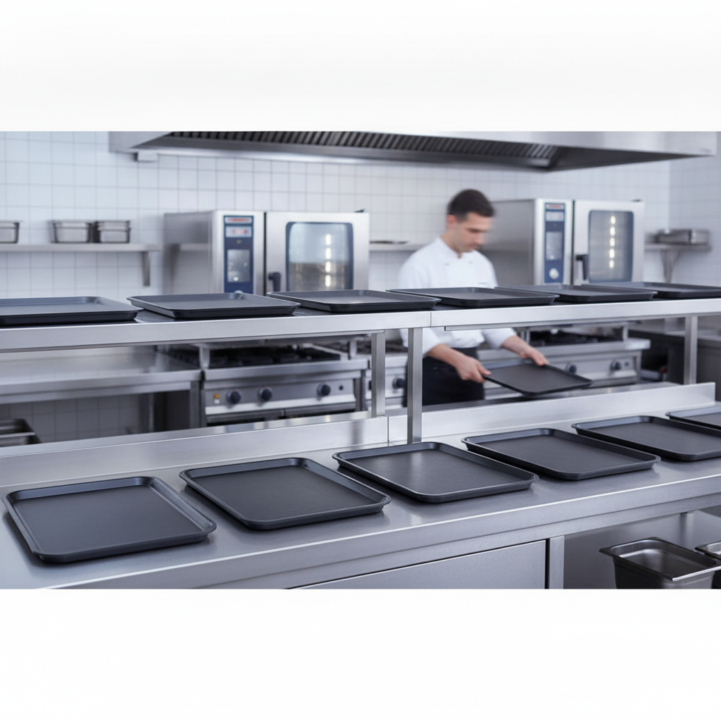Laminate Non-Slip Tray 330x430mm for Commercial Use (Pack of 24)