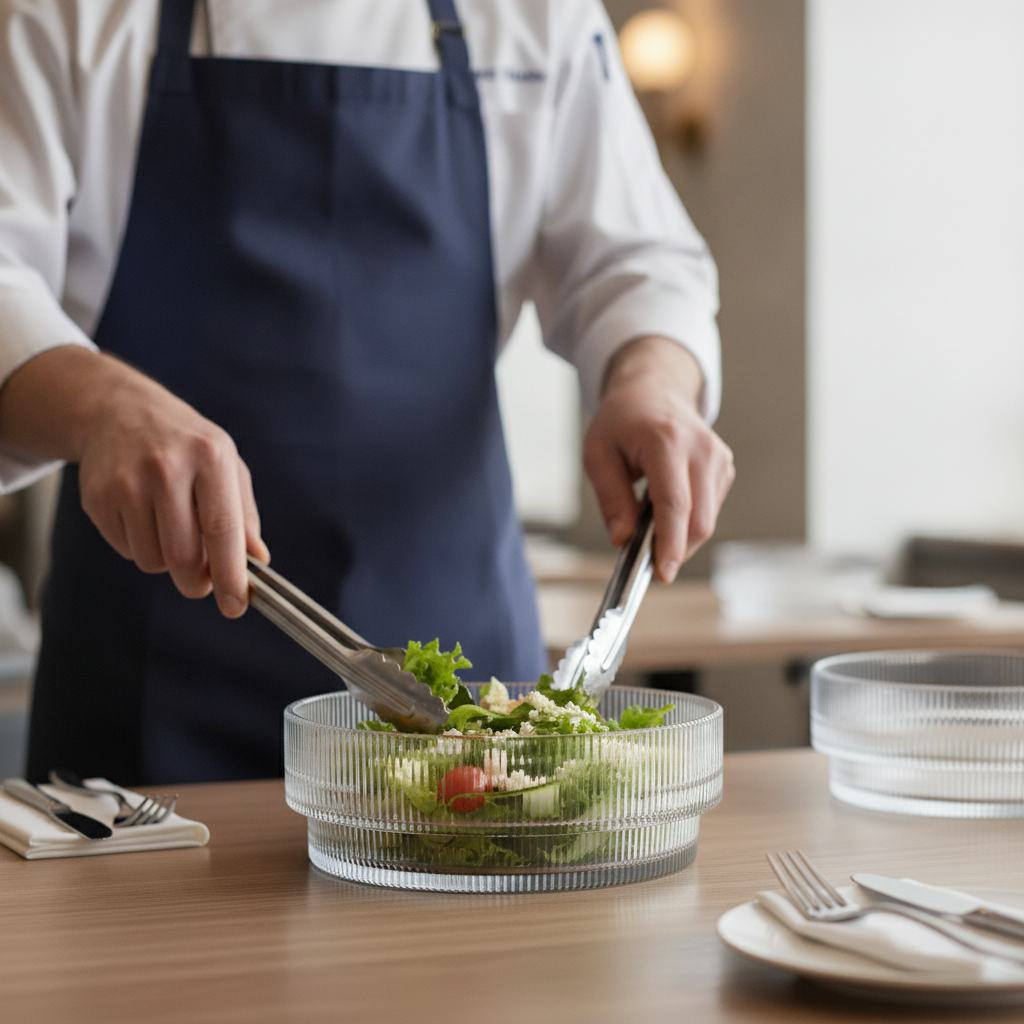 Glass Serving Bowl 450ml for Everyday Dining (Pack of 6)