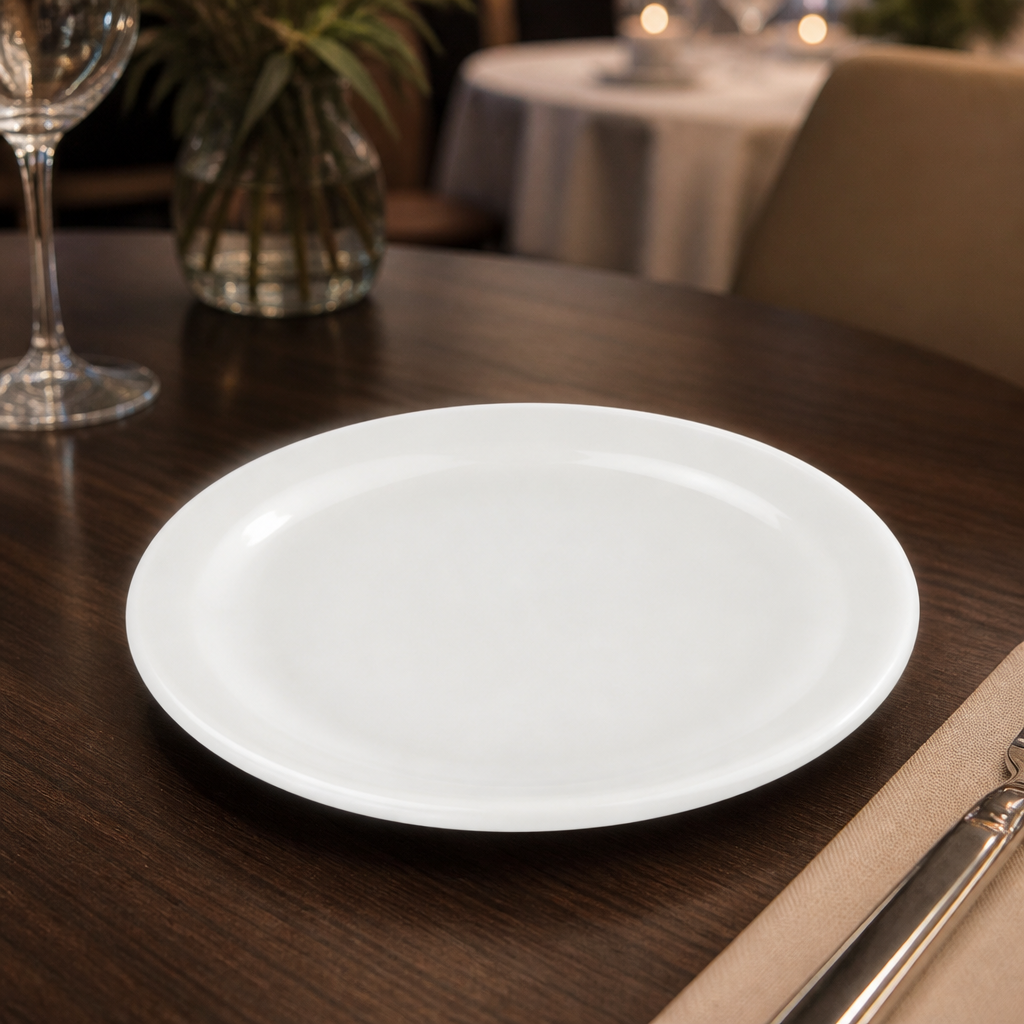 Durable Plates 150mm Porcelain for Catering Use (Pack of 24)