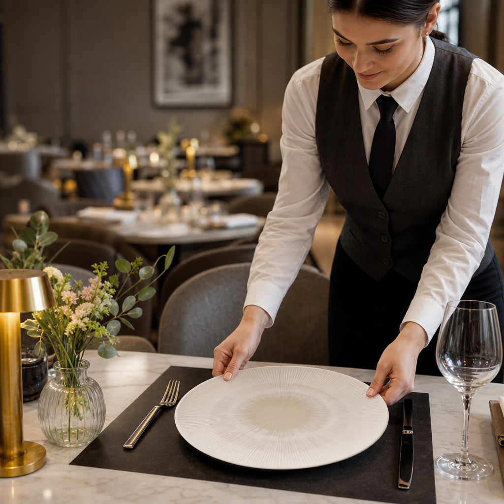 Blush Round Melamine Plate 330mm for Elegant Table Settings