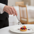 18/10 Stainless Steel Dessert Fork 195mm for Restaurants (Pack of 12)