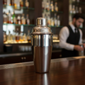 Stainless Steel 8oz Deluxe Cocktail Shaker for Home Bars