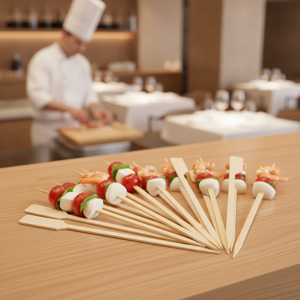 Paddle Skewers 120mm for Buffets & Events (Pack of 100)