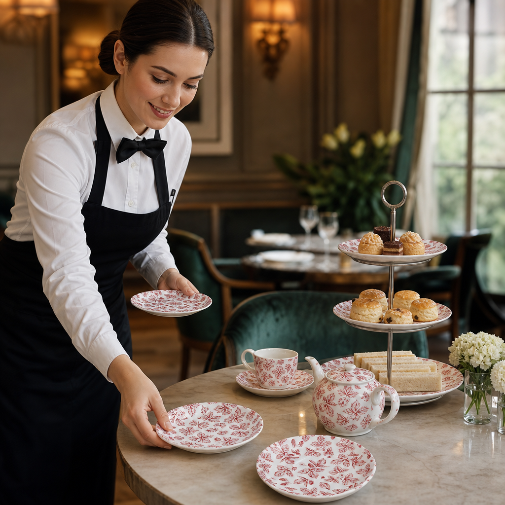 Saucers 141mm Vitrified Ceramic for Afternoon Tea (Pack of 12)