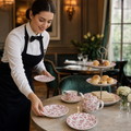 Saucers 141mm Vitrified Ceramic for Afternoon Tea (Pack of 12)