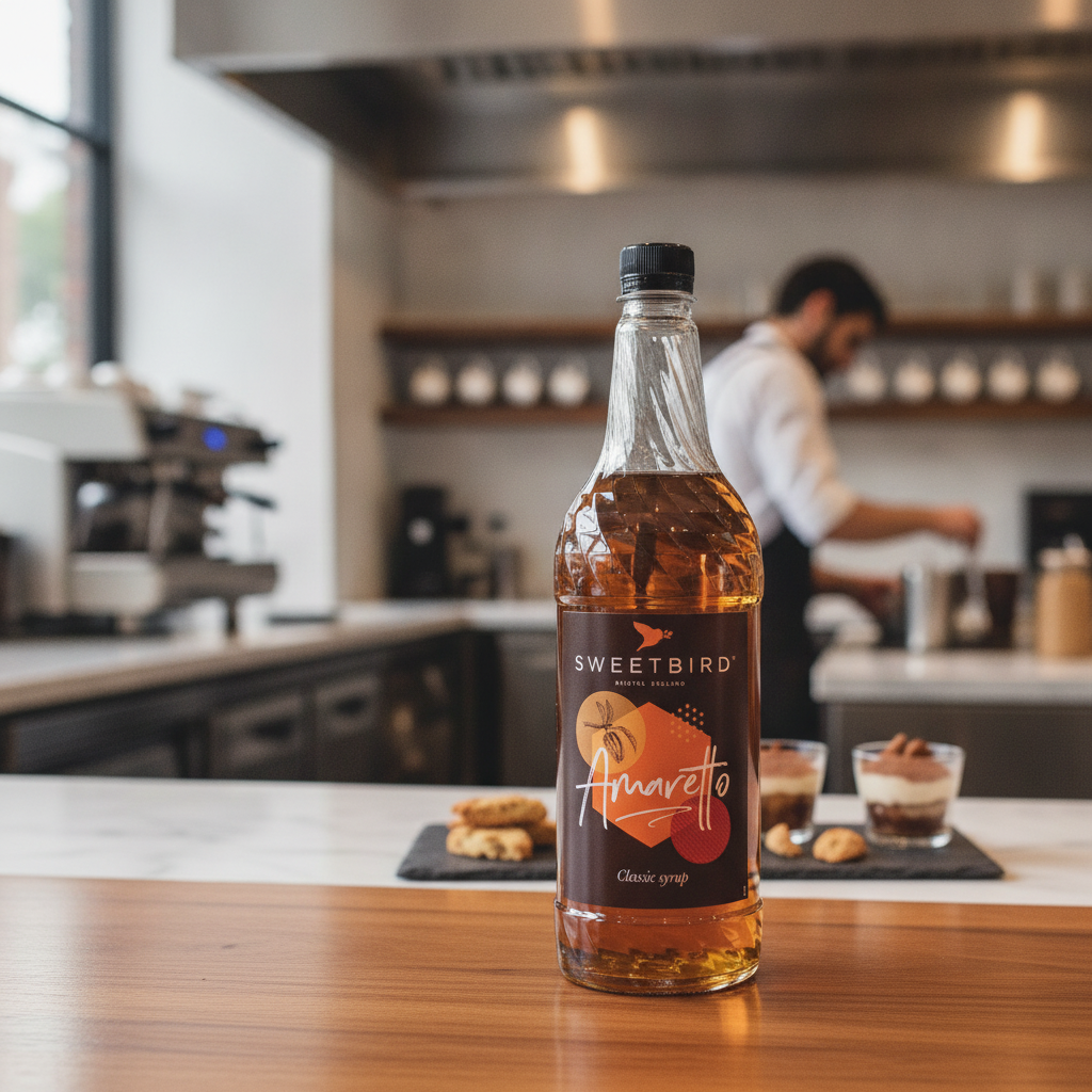 Classic Amaretto Syrup 1L for Coffee & Desserts