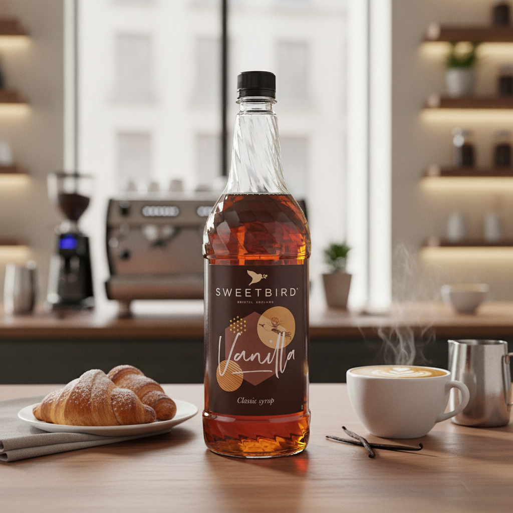 Natural Vanilla Syrup 1L for Coffee & Baking