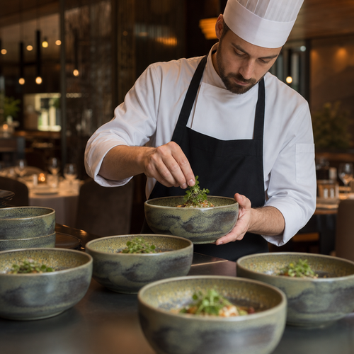 Alumina Bowls Green Vitrified Ceramic for All Courses (Pack of 12)