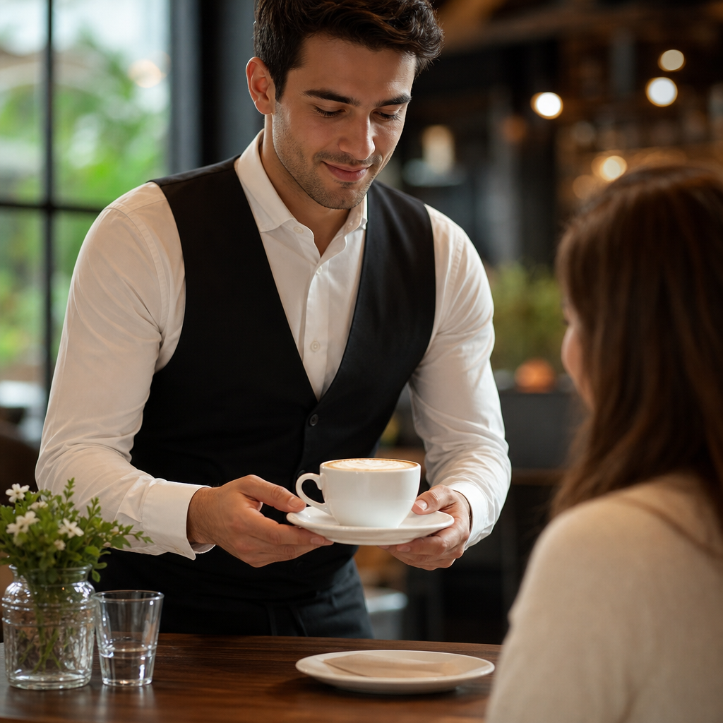 Porcelain Cappuccino Cups 340ml for Hospitality Use (Pack of 12)