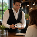 Porcelain Cappuccino Cups 340ml for Hospitality Use (Pack of 12)