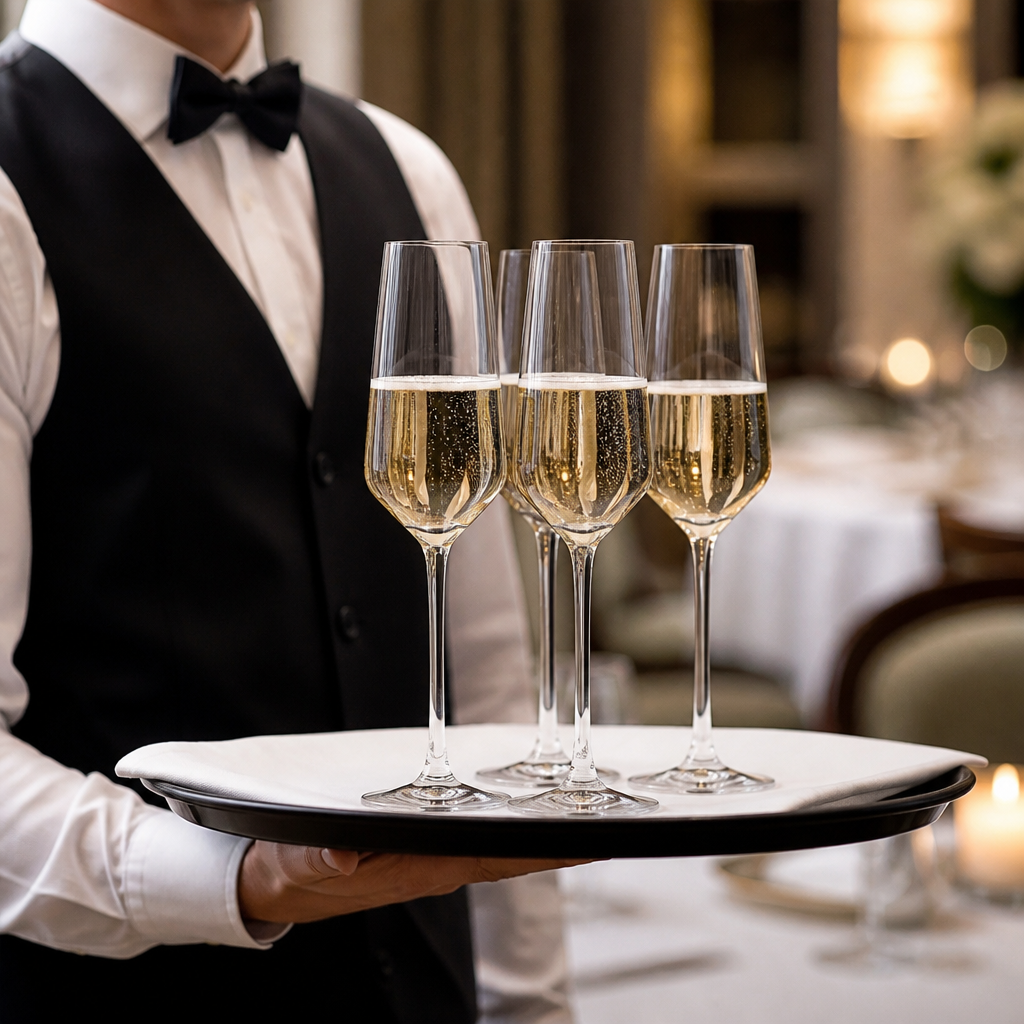 Lead-Free Crystal Champagne Flutes 210ml for Elegant Events (Pack of 12)