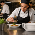 Round Eared Dishes 192x151mm Porcelain for Casual Dining (Pack of 6)