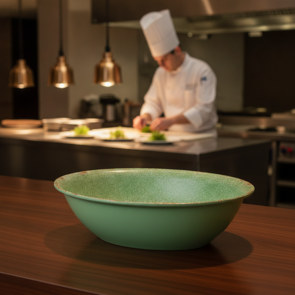 Melamine Oval Bowl 1.5L for Presenting Culinary Creations
