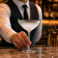 Handmade Clear Coupe Glasses 290ml for Cocktail Bars (Pack of 12)