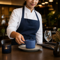 Can Cups Midnight 85ml Blue Porcelain for Casual Dining (Pack of 12)