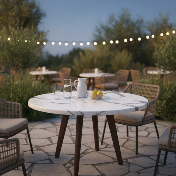 Wood Round Table Top 900mm, Wood