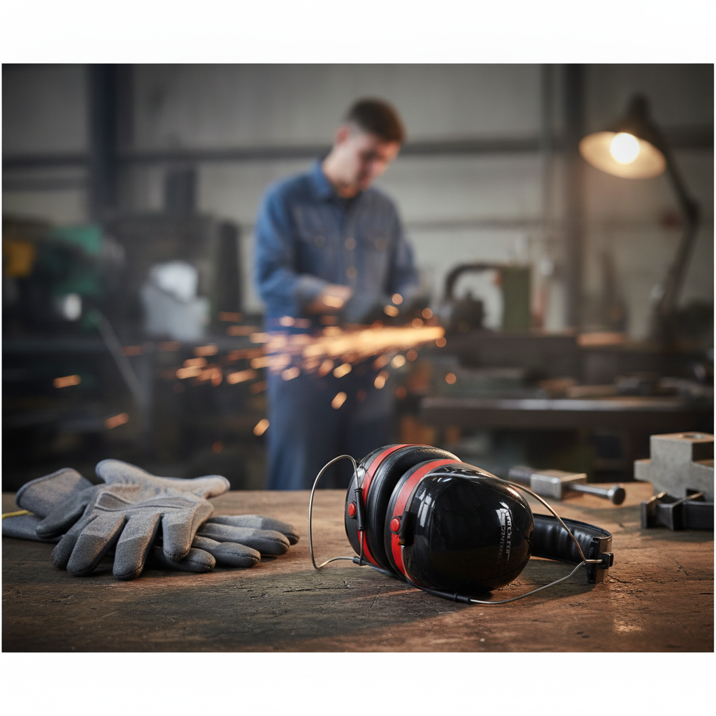Polyurethane Ear Defenders SNR 34 dB for Professional Use