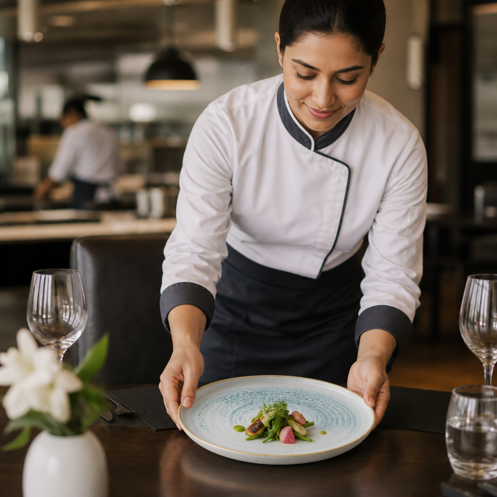 Walled Plates 220mm Aqua Vitrified Ceramic for Dining (Pack of 6)