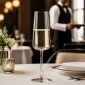 Glass Champagne Flutes 200ml for Elegant Table Settings (Pack of 6)