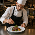 Plates 210mm Grey Vitrified Ceramic for Culinary Presentation (Pack of 12)