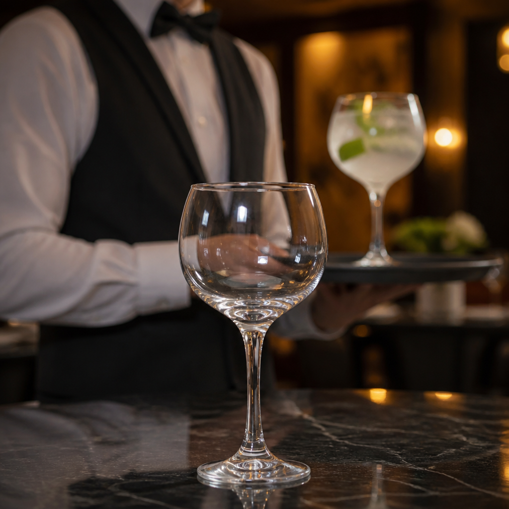 Clear Glass Balloon Gin Glass 560ml for Stylish Serving (Pack of 6)