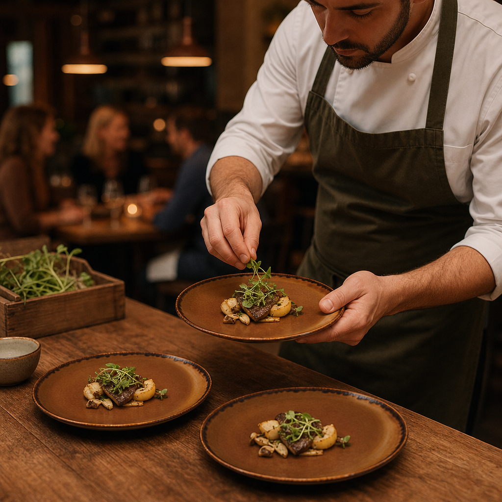 Coupe Plates 217mm Brown Porcelain for Farm-to-Table Dining (Pack of 12)