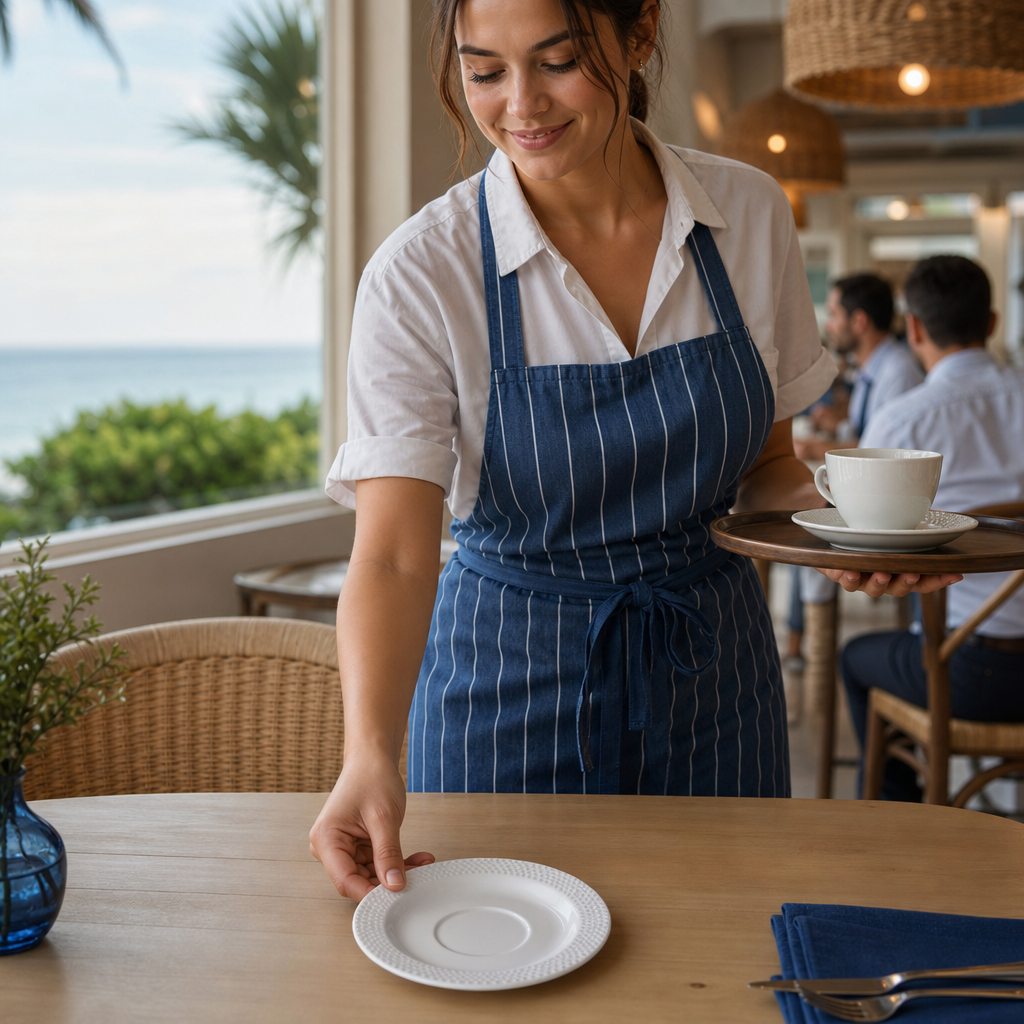 Saucers 150mm White Vitrified Ceramic for Coastal Cafés (Pack of 12)