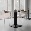 Walnut Square Dining Table 700mm for Indoor & Outdoor Use