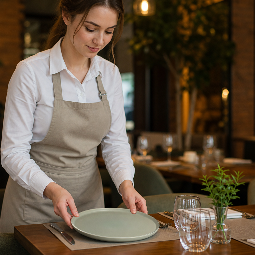 Plates 225mm Ceramic for Stylish Dining (Pack of 6)