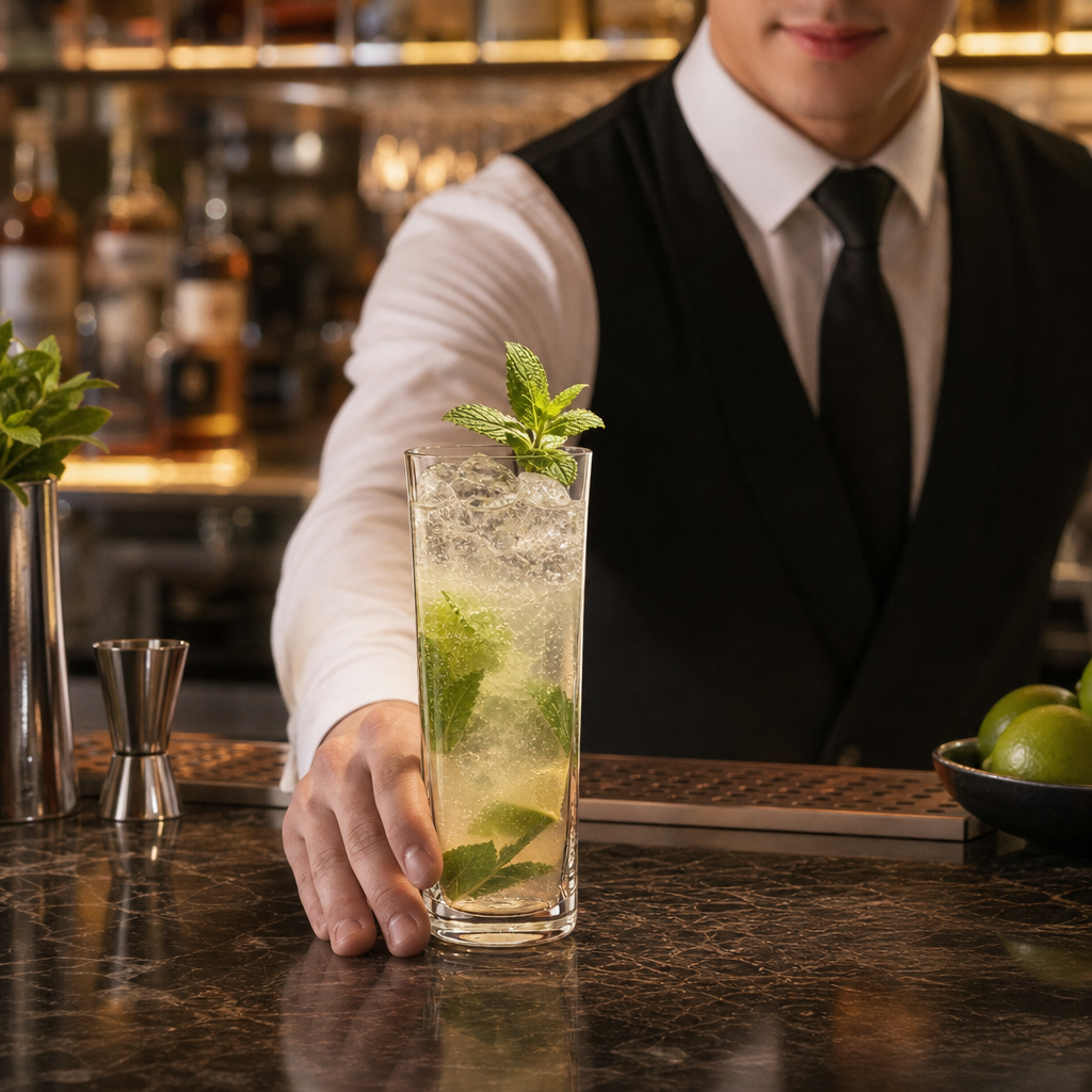 Lead-Free Crystal Highball Glasses 330ml for Cocktail Bars (Pack of 6)