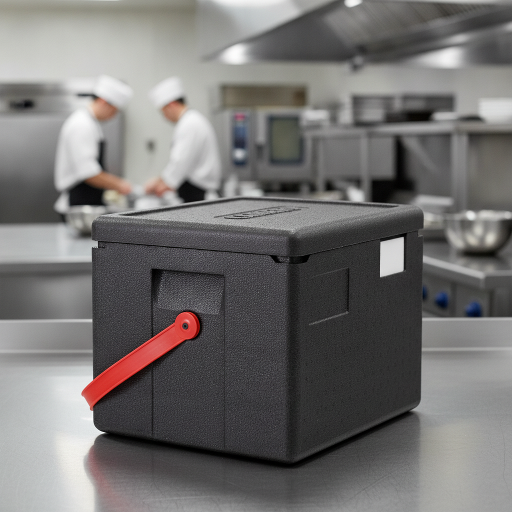 Polypropylene Insulated Food Pan Carrier for Mobile Meal Deliveries
