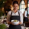 Recycled Stoneware Deep Bowls 745ml for Sustainable Dining