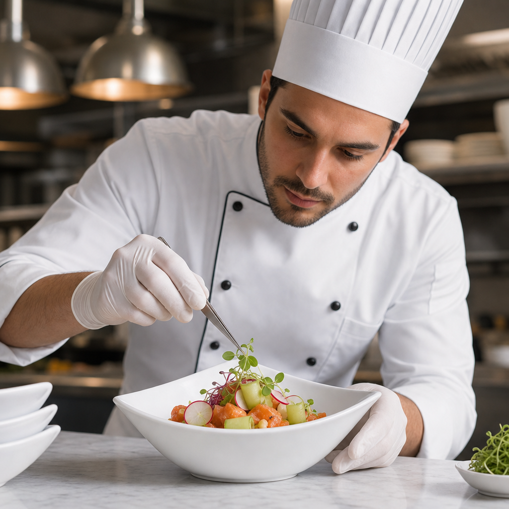 Triangle Bowls 185mm Porcelain for Contemporary Food Presentation (Pack of 12)