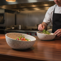 Stone Terrazzo Bowl 260mm for Stylish Food Displays