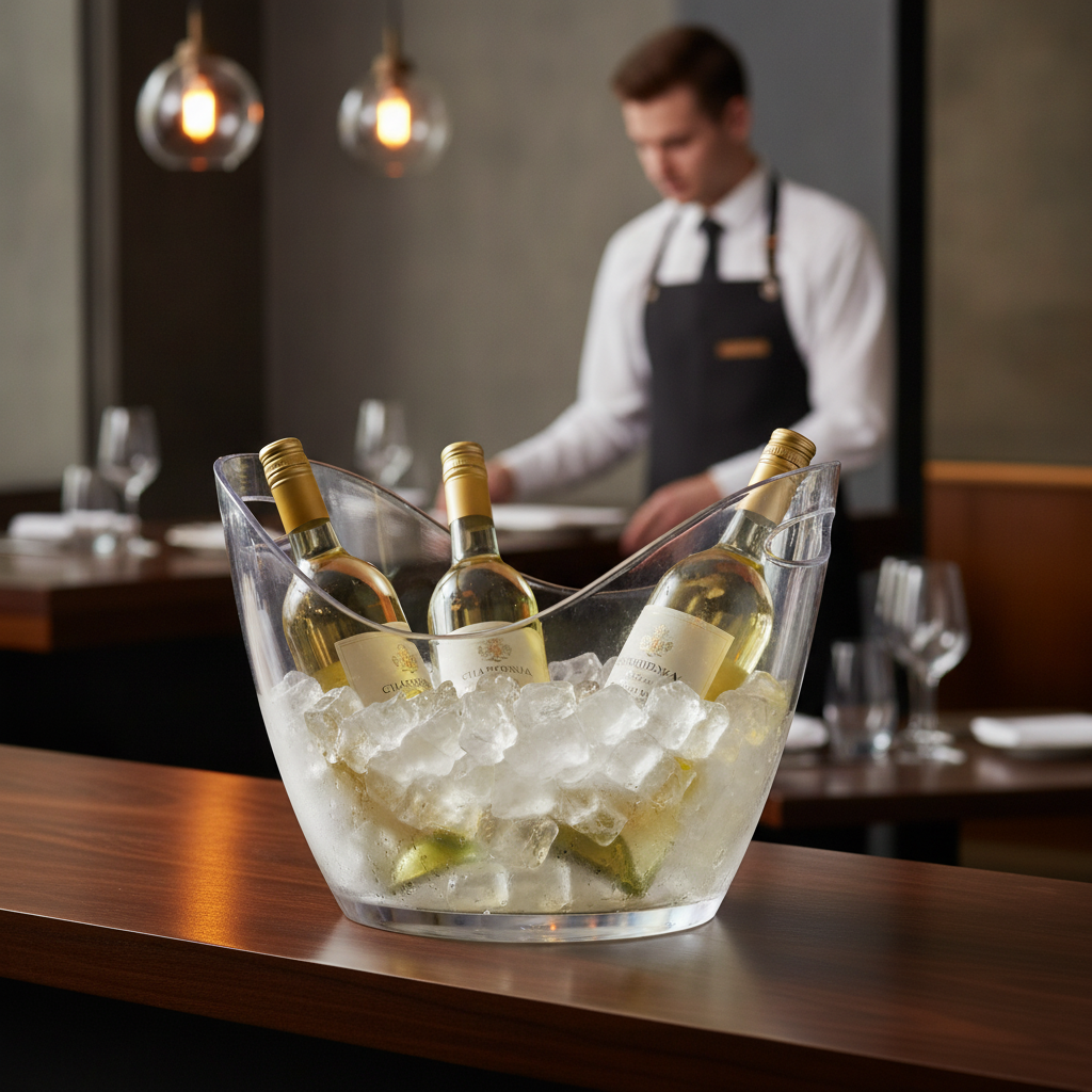Plastic Wine Cooler 8L for Serving Drinks at Gatherings