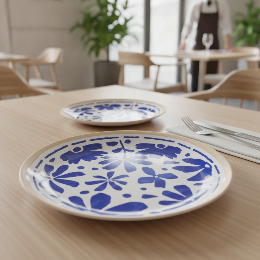 Melamine Decorative Plate 215mm for Restaurants & Catering