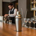 Stainless Steel French Cocktail Shaker 600ml for Bars & Pubs