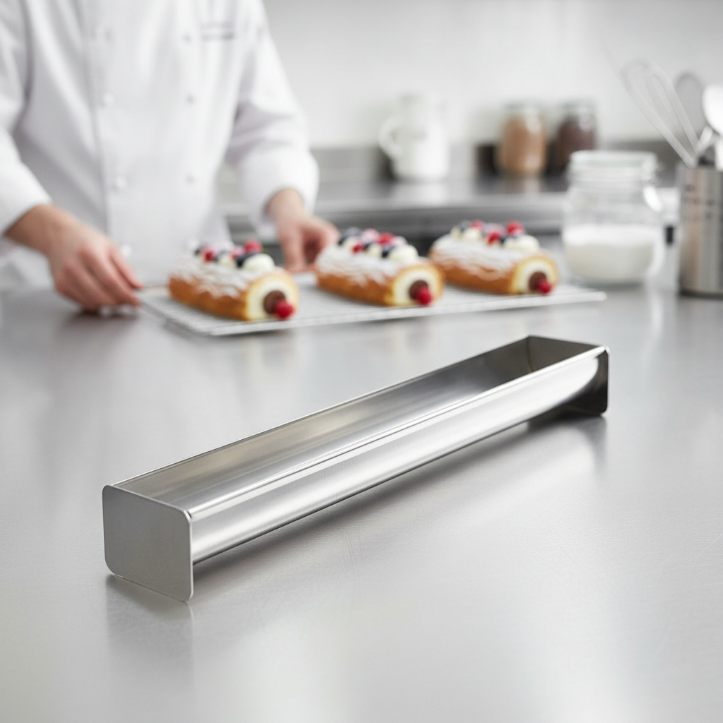 Stainless Steel Log Dessert Mould for Baking & Pastry