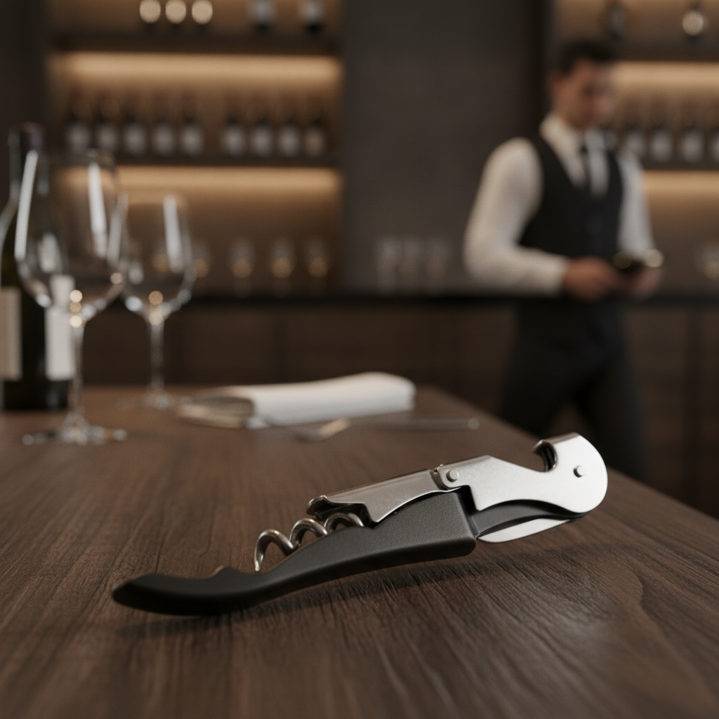 Stainless Steel Waiter's Friend Corkscrew for Restaurants