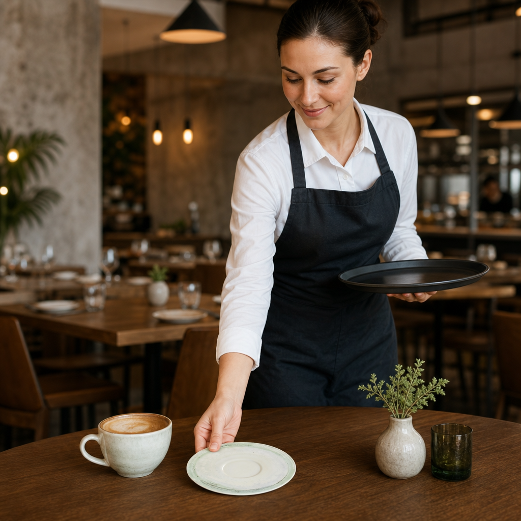 Flint Vitrified Saucer 156mm Ceramic for Professional Use (Pack of 12)