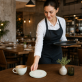 Flint Vitrified Saucer 156mm Ceramic for Professional Use (Pack of 12)