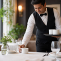 Beverage Cups 255ml White Fine Bone China for Dining (Pack of 6)