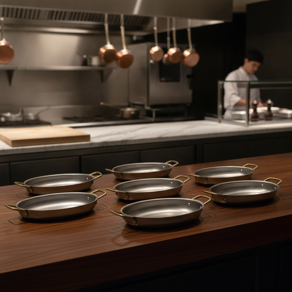 Stainless Steel Oval Dishes 245 x 175mm for Upscale Dining (Pack of 6)