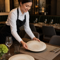 Alumina Coupe Plates 255mm Vitrified Ceramic for Dining (Pack of 12)